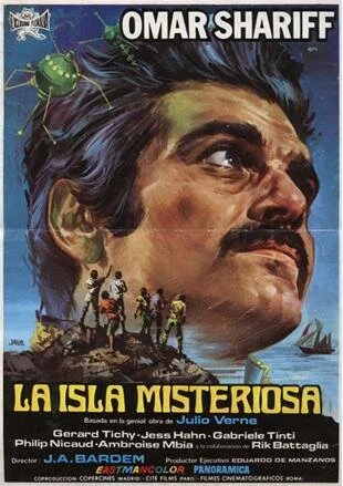 Таинственный остров капитана Немо постер